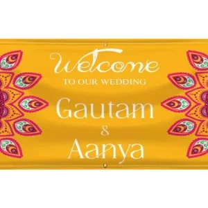 Custom PVC Vinyl Banner Digital Printing Waterproof 440gsm 510gsm for Outdoor Wedding Party Advertising Poster Display