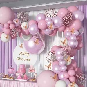 Custom Party Decor Balloon Events Party Supplies Set for Birthday Baby Shower Wedding Valentine’s Day