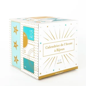 Custom Printed 24 Grid Empty Advent Calendar Box Christmas Countdown Packaging Box for Beauty Sample Jewelry