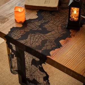 Custom Printed Bats Table Runner for Holidays Party Decorations for Halloween New Year Christmas Ramadan