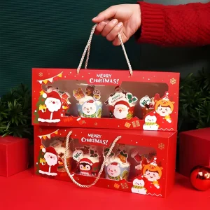 Custom Printed Christmas Gift Box Set Paper Packaging for Personal Holiday Gifts