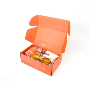 Custom Printed Christmas Mailer Box Corrugated Gift Packaging for Cookies Candy and Holiday Gift Sets