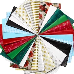 Custom Printed Gift Wrap Paper Roll for Birthday Christmas Festival Packaging