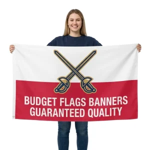 Custom Promotional Banner Sign Heavy Duty Polyester for Retail Promotion Full Color Digital Printing Waterproof