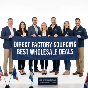 Custom Promotional Banner Sign Heavy Duty Polyester for Sale Discount Full Color Digital Printing Source Factory UV Resistant Y