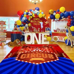 Custom Removable Circus Floor Decals for Birthday Party Decoration