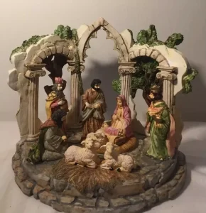 Custom Resin Nativity Set Christmas Decoration Unique Statue Handmade Resin Decorative Religious Party Ornament Crafts