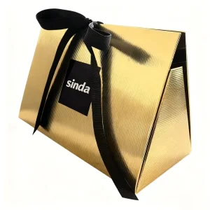 Custom Reusable Luxury Gift Bags for Branded Packing with Custom Logo Christmas Gift Bag with Ribbon