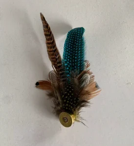 Custom Rooster Hat Feather Trim Lapel Hat Pin for DIY Craft Men Cowboy Fedora Hat Costume Millinery Hair Accessory