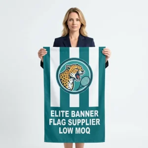 Custom Seasonal Banners for Christmas Decoration Tear Resistant Knitted Polyester Dye Sublimation Printing Low MOQ Y