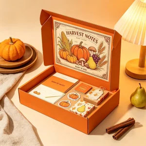 Custom Seasonal Printed Kraft Mailer Box OEM ODM Holiday Gift Packaging Box for Snack Stationery Small Gifts