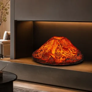 Custom Simulated Charcoal Block for Fireplace Decor
