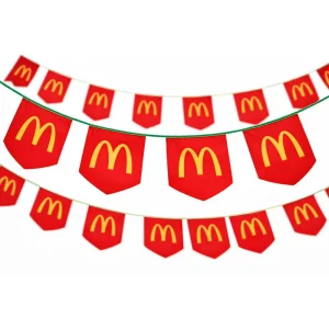 Custom Triangle Premium Colorful Bunting Pennant String Flags for Event Party Promotion Decorations