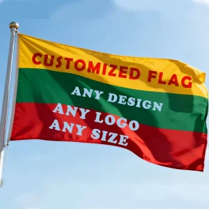 Custom and Customized Flags of Various Patterns 100% Polyester Sports Event Flags Festival Outdoor Celebration Flags