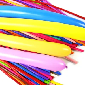 Custom logo Macaron color Long Strip Balloons 260 Weaving Shaping Latex Balloons for Birthday Events Weddings Holidays