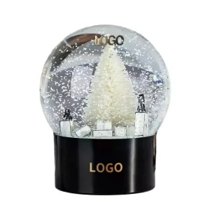 Customised Luxury Brand Resin Snow Globe Home Decorations And Luxury Ornaments Glass Crystal Ball Christmas Snowglobe