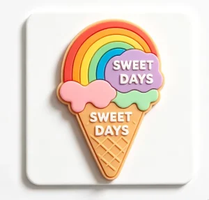 Customizable Cartoon Food PVC Fridge Magnets Soft Rubber Reusable Home Decoration Holiday Party Bulk Supply Gift