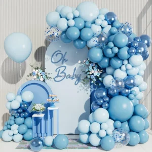 Customizable Gold Confetti Disposable Balloons Garland Kit for Christmas Birthday Wedding or Chinese New Year Party Decoration