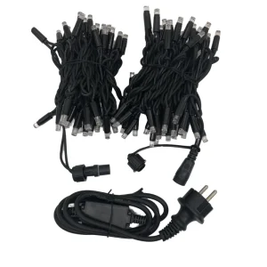 Customizable Outdoor Decoration 20 Meters 100 Bubble Black Line LED String Lights Waterproof Christmas LED String Lights