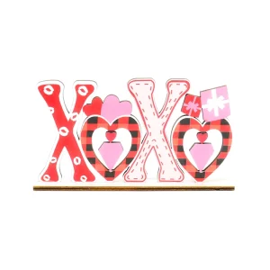 Customizable Painted Romantic Valentine’s Day Tabletop Decoration for Indoor Setup Romantic Room Decor