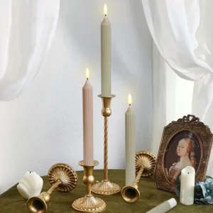 Customize Color Strip Led Candles Wedding Birthday Party Decoration Light Dinner Table Led Taper Candles Battery Operated