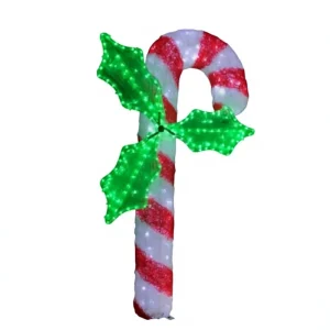 Customize IP65 Landscape 2D Sculpture Christmas Festival Theme Holiday Lighting Customized Outdoor Decoration Metal PVC Material