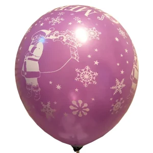 Customized 12 Inch Latex Festival Merry Christmas Decoration Balloon for Kids