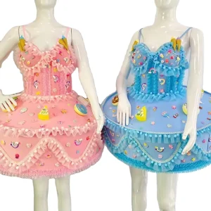 Customized Cake Shaped Parade Performance Costumes for Factories