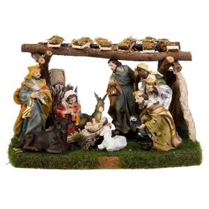 Customized Christmas Resin Holy Family Nativity Scene Figurine Religious Festival Polyresin Sculpture