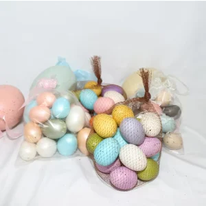 Customized Colorful Easter Eggs for Home Decor