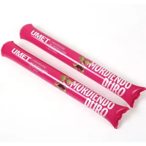 Customized Colorful Inflatable Balloon Thunder Sticks Fashionable Bang Bang Cheering Devices for Promotional Party Supplies