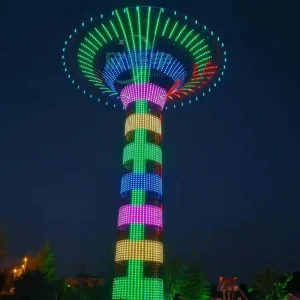 Customized Colors Festive Lights IP65 3D Decorative Led Festival Motif Light