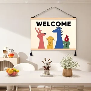 Customized Digital Printing Wall Scroll Poster Wall Decoration Oil Painting Home Decor Promotional Flags & Banners