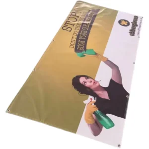 Customized Dual Sided PVC Vinyl Banner Portable New Year & Christmas Hanging Banner Backdrop for Holiday Decorations