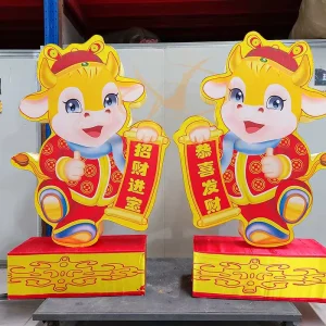 Customized Electric Mechanical LED Chinese Lantern for Festival & Thanksgiving Decorations for Amusement Park Use