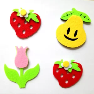 Customized Felt Cutting Christmas Ornaments Decorations with Different Shape