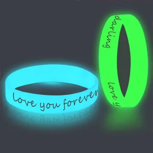 Customized Glow in Dark Debossed Logo Eco Friendly Promotional Event Printed Rubber Personalized Other Party Decorations