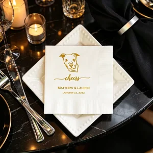 Customized Luncheon Beverage Napkin Disposable Paper Napkin Wedding Napkin for Decoration