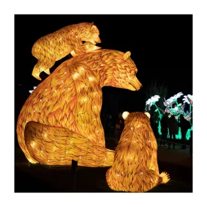 Customized Traditional Chinese Festival Lanterns Indoor and Outdoor Waterproof Metal Craft Celebration Animal Lights