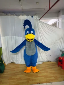 Customized Unisex Advertising Animal Mascot Custom Blue Bird Mascot Costumes Design Animal Mascot Costume