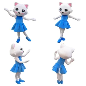 Cute Cartoon Animal Cat Mascot Costume Soft Plush Adults Party Cosplay Mascot Costume