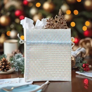 Cute Gauze Candy Party Holiday Gift Bag Textile Packaging for Special Occasions