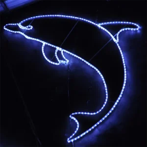 Cute LED Holiday Christmas Light Dolphin CE RoHS