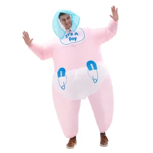 Cute Mascot Costume Halloween Carnival Christmas Party Performance Cosplay Inflatable Suit Animal Unisex Adult Pink