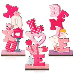 DAMAI Valentine Day Decoration Pendant Set 8pcs Creative Hanging Ornament Romantic Party Atmosphere Decor Paper Craft Props