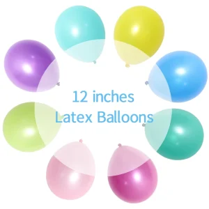 DIY 12 Inch Rainbow Latex Balloon Garland Kit Graduation Anniversary Engagement Party Supplies Pearl Balloon Arch Kit