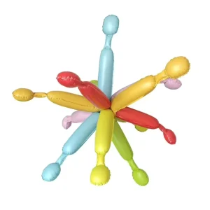 DIY 12 Pcs Firework Strip Foil Balloon 3D Exploding Star Balloons for Party Backdrops Decoration