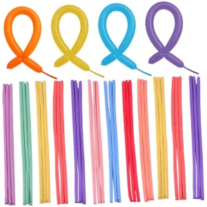 DIY 260 Magic Macaron Colors Reusable Party Decorations Transformable Festive Long Strip Latex Balloons