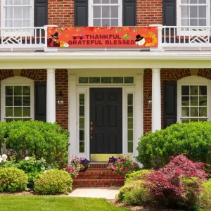 DIY Banners Flags Festival Thanksgiving Banner with Thermal Transfer Printing