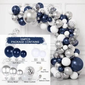 DIY Happy Birthday Balloon Garland Arch Kit Festive Christmas Balloon Decorations for Baby Events for Birthday Parties
